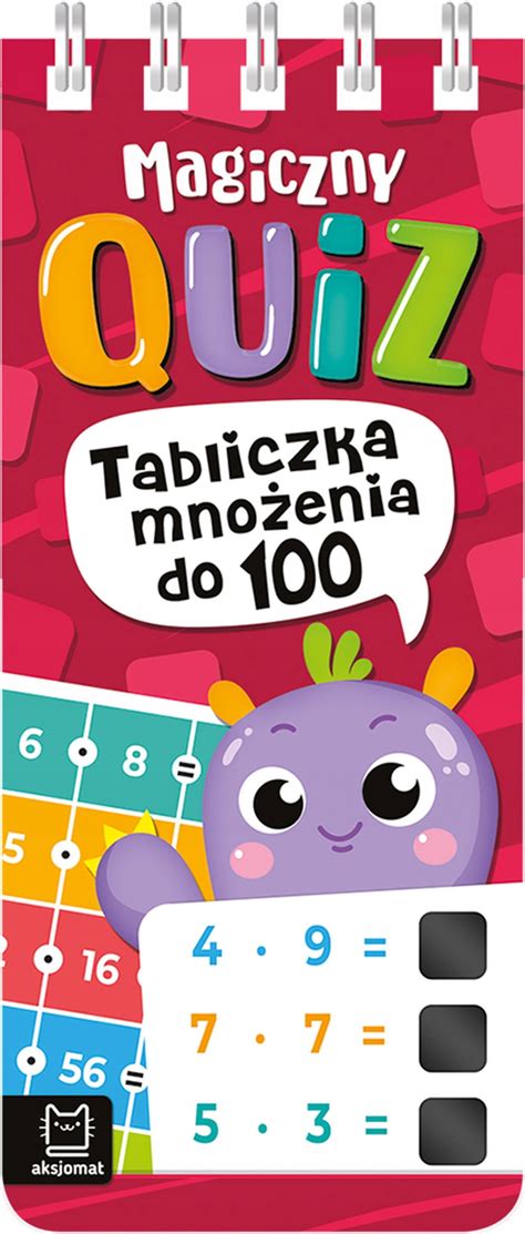 Magiczny Quiz Tabliczka Mno Enia Do Na Spirali Ksi Ka