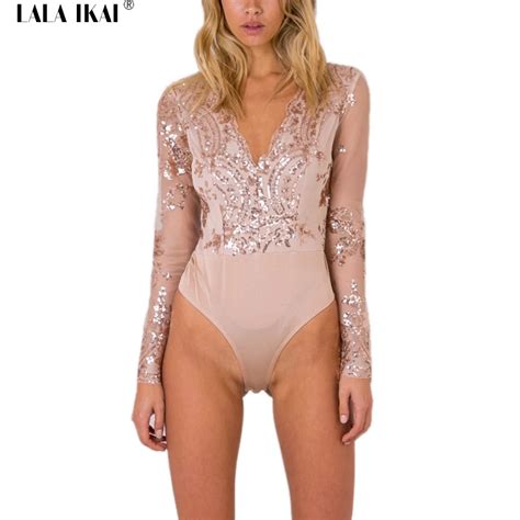 Buy Womens Jumpsuits And Rompers Sexy See Through Long