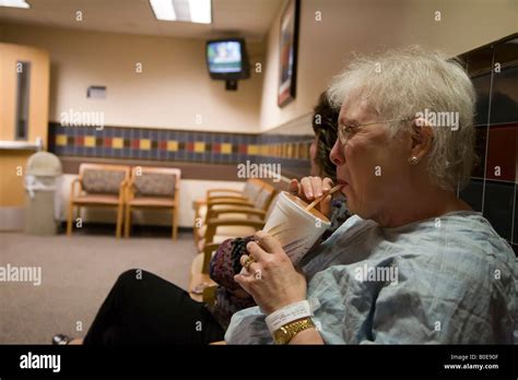 Patient Prepares For Ct Scan During Clinical Trial Of New Cancer