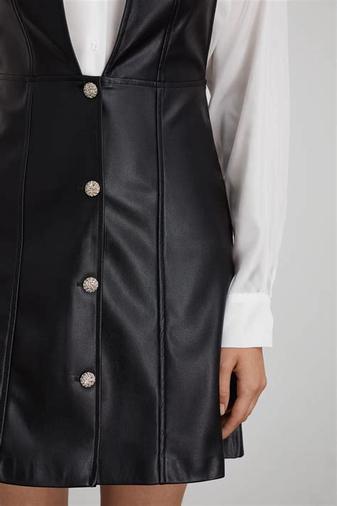 Платье из экокожи Neohit 676137003 цены в Москве, купить одежду ...