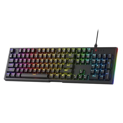 Amazon Redragon K670 RGB Backlit Gaming Keyboard 104 Keys Hot Swap Mechanical Keyboard