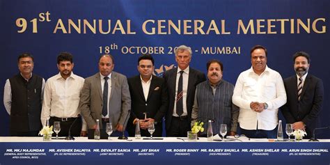 Mufaddal Vohra On Twitter The New Office Bearers Of The Bcci Led By