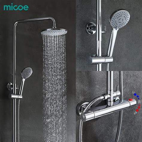 Aliexpress Buy New Real Robinet Shower Set Micoe Hot Sale For Thermostatic Shower