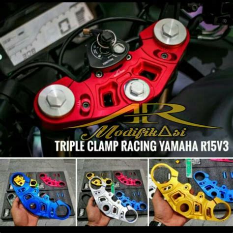 Jual Triple Clamp R15 V3 Segitiga Atas R15 V3 Shopee Indonesia