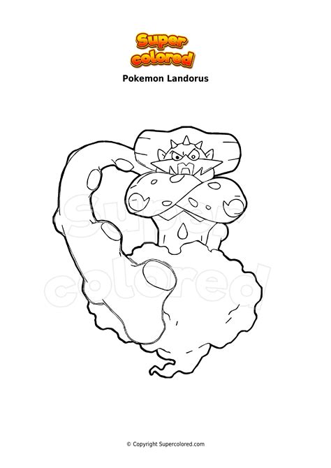 Disegno Da Colorare Pokemon Landorus Supercolored 1617 The Best Porn