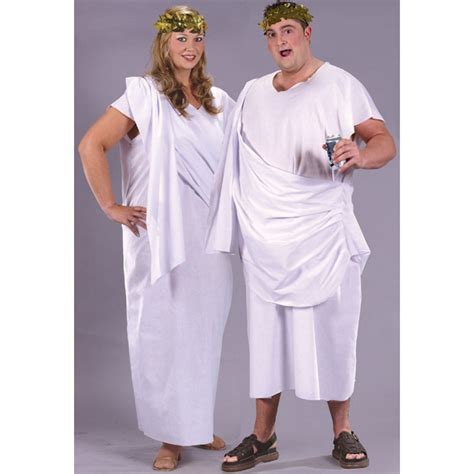 Unisex Toga Plus Size Greek Roman Fancy Dress Costume