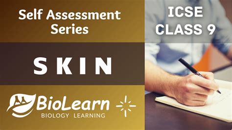 Self Assessment Series Skin Human Skin Icse Class 9 Biology Biolearn Youtube