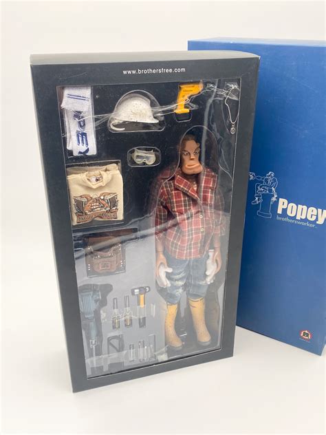 Popeye BROTHERSWORKER Brothersfree X Hot Toys MIB Fabuleuse Caverne