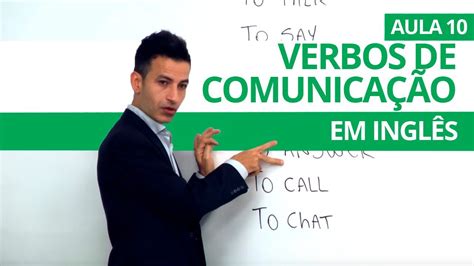 VERBOS DE COMUNICAÇÃO EM INGLÊS AULA 10 PARA INICIANTES PROFESSOR KENNY