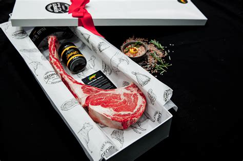 Angus Beef Tomahawk Steak 1kg Plus Georges Fine Meats