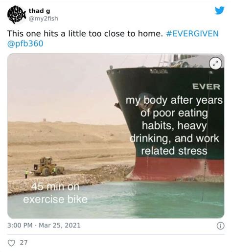 20 Funny Memes About The Ship Stuck In The Suez Canal