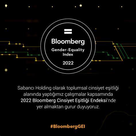 SABANCI HOLDİNG 2022 BLOOMBERG CİNSİYET EŞİTLİĞİ ENDEKSİNE GEI