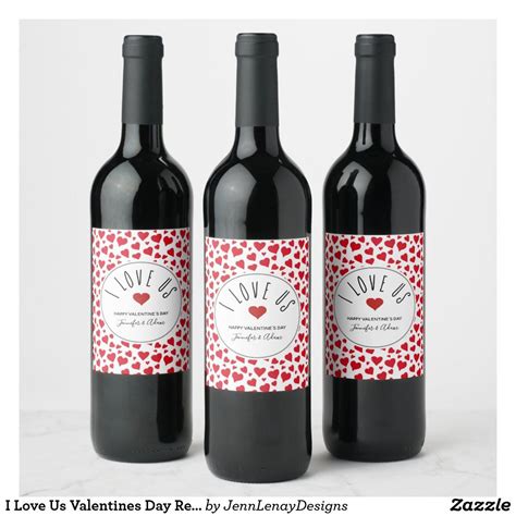 Valentines Day Wine Valentine Day Ts Personalized Wine Labels 21