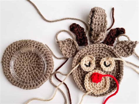 Christmas Reindeer Towel Topper Crochet Pattern Ad Free Pdf