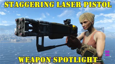 Fallout 4 Weapon Spotlights Staggering Laser Pistol Youtube