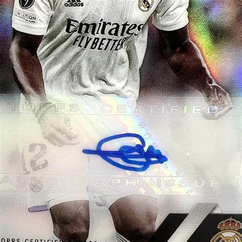 Eduardo Camavinga Topps Chrome Uefa Club Competitions Auto Card