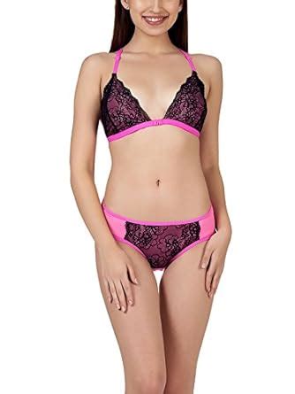 Buy Clovia Women S Plain Lingerie Set At Amazon In