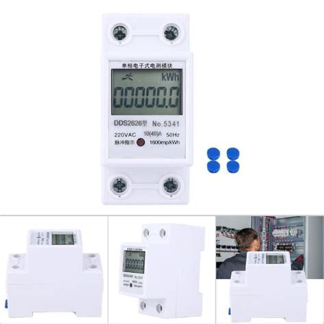 Compteur D Nergie Lectronique Monophas Sonew Dds P Cran Lcd