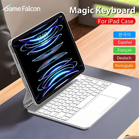 Funda Con Teclado Magn Tico Para Ipad Pro 12 9 2022 6 11 12 9