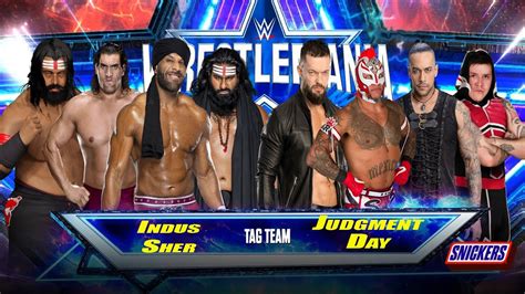 Indus Sher Vs Rey Mysterio With Judgment Day In Support Ft The Great