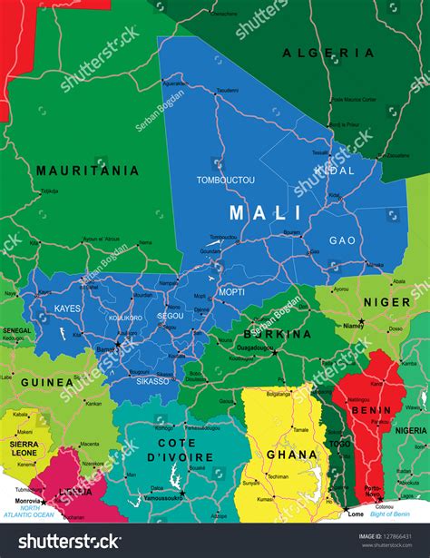 Timbuktu Map: Over 112 Royalty-Free Licensable Stock Illustrations