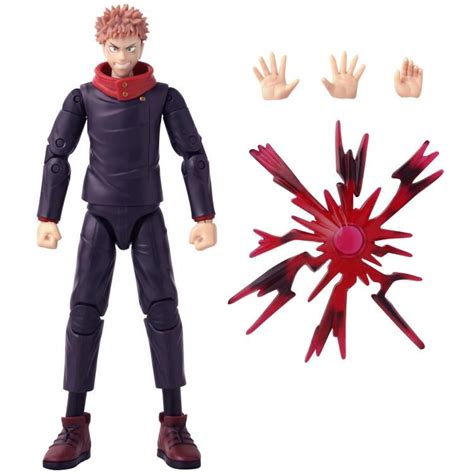 Jujutsu Kaisen Anime Heroes Yuji Itadori Black Flash Action Figure