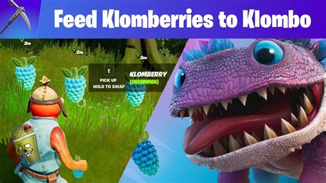 Fortnite วธทำ Feed Klomberries to a Klombo YouTube