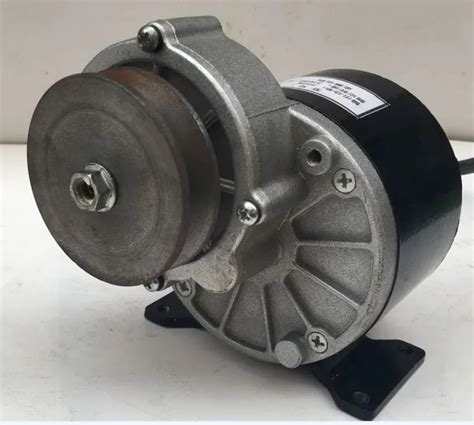 250w 12 V Dc Gear Brushed Motor With Belt Pulley My1016z2 Dc Motor