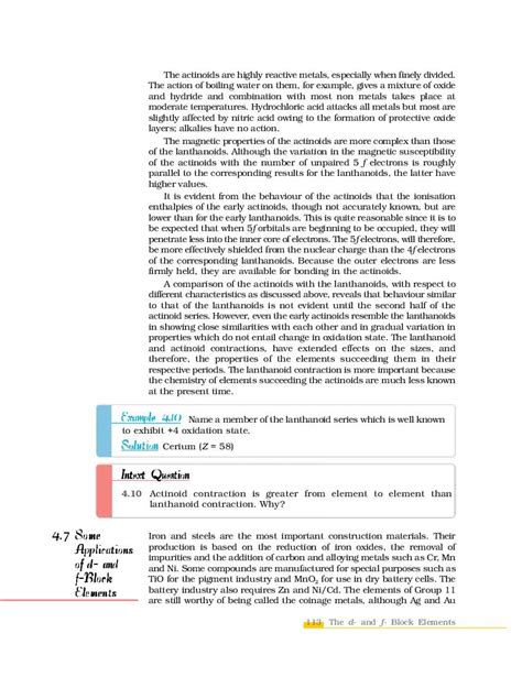 NCERT Book Class 12 Chemistry Chapter 4 The d-and f-Block Elements (PDF ... 