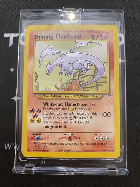 Pok Mon Tcg Shining Charizard Neo Destiny Holo Unlimited Shiny Holo