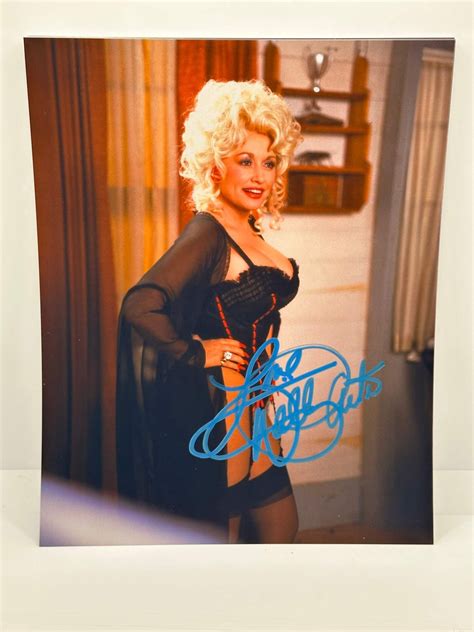 Dolly Parton Lingerie Signed Autographed Photo Authentic 8x10 Coa Etsy