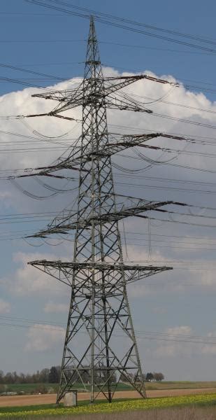 Mast Der Der Anlage Kv Kv Leitung Pulverdingen