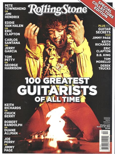 Rolling Stone 100 Greatest Guitarists Of All Time [single Issue