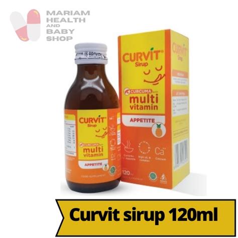 Jual Curvit Sirup 120 Ml Multivitamin Dan Suplemen Menambah Nafsu