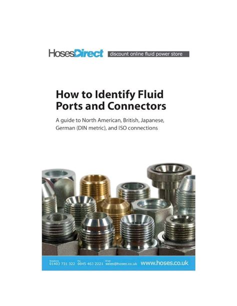 Pdf How To Identify Fluid Ports And Connectorssae J Flareless Tube