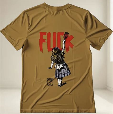 Camiseta Personalizada Desenho Alice Fuck Parcelamento Sem Juros