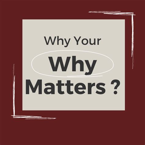 Why Your Why Matters — Cynthia B Jackson