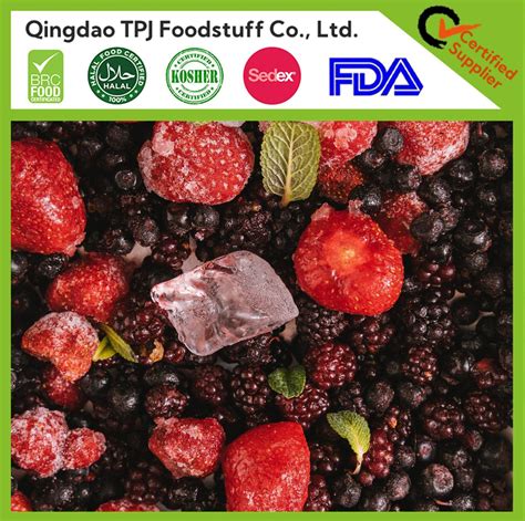 High Quality Iqf Frozen Mixed Berries Brc A Grade China Frozen Fruit