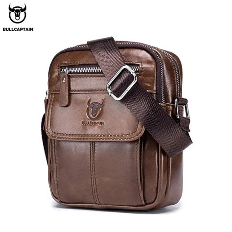 Bullcaptain Sac Messager En Cuir Pour Homme Sacs Initi S R Tro Petits