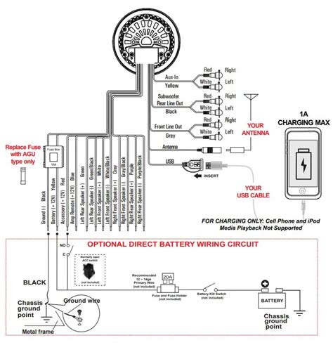 Boss Car Radio Wiring Diagrams And Color Codes