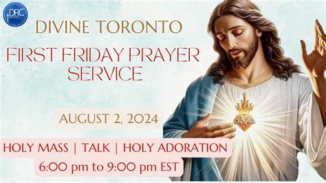 LIVE First Friday Holy Mass Eucharistic Adoration August 2nd