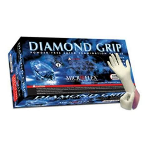 Microflex Diamond Grip Latex Gloves