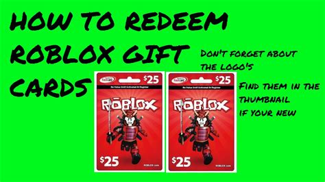 How To Redeem Roblox T Cards Youtube