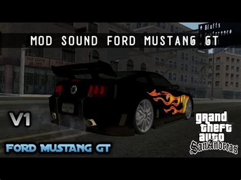 Mod Sound Ford Mustang Gt Razor Nfs Mw Gta Sa Android Youtube