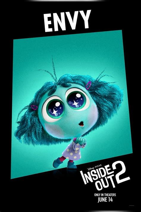 Envy Inside Out 2 Character Poster 7 In 2024 Movie Inside Out