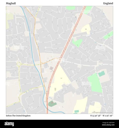 Map of maghull Cut Out Stock Images & Pictures - Alamy