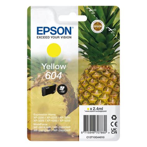 Epson Yellow Original Ink Cartridge