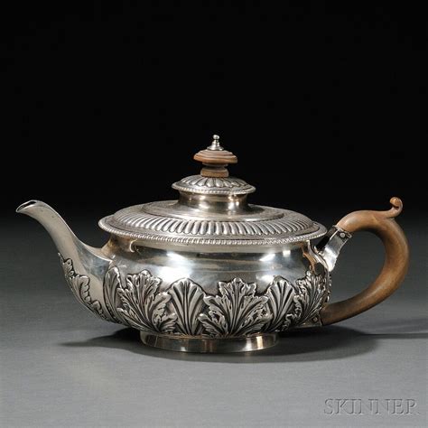 Regency Sterling Silver Teapot London 1814 15 Samuel Hennell And John