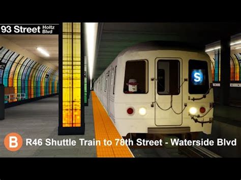 PTA Subway 78th Street Waterside Blvd Bound R46 B Shuttle Train