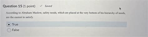 Solved Question 15 1 ﻿point ﻿savedaccording To Abraham